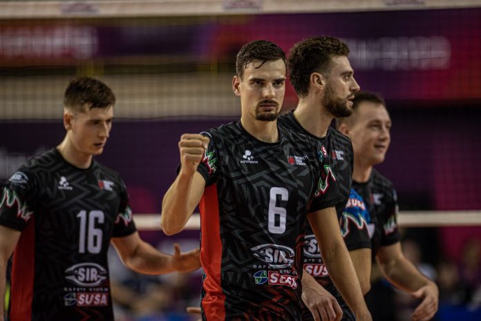 giannelli sir I brasiliani del Renata sconfitti in tre set. E' già semifinale