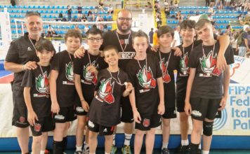 I piccoli Block Devils di coach Moscioni, campioni regionali di categoria, si fanno onore alle finali nazionali di Corigliano
