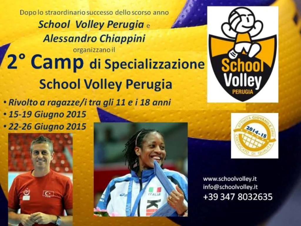 Volantino camp School Volley