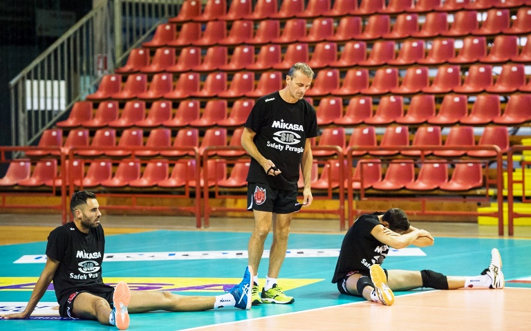 allenamento Sir Safety Conad Perugia