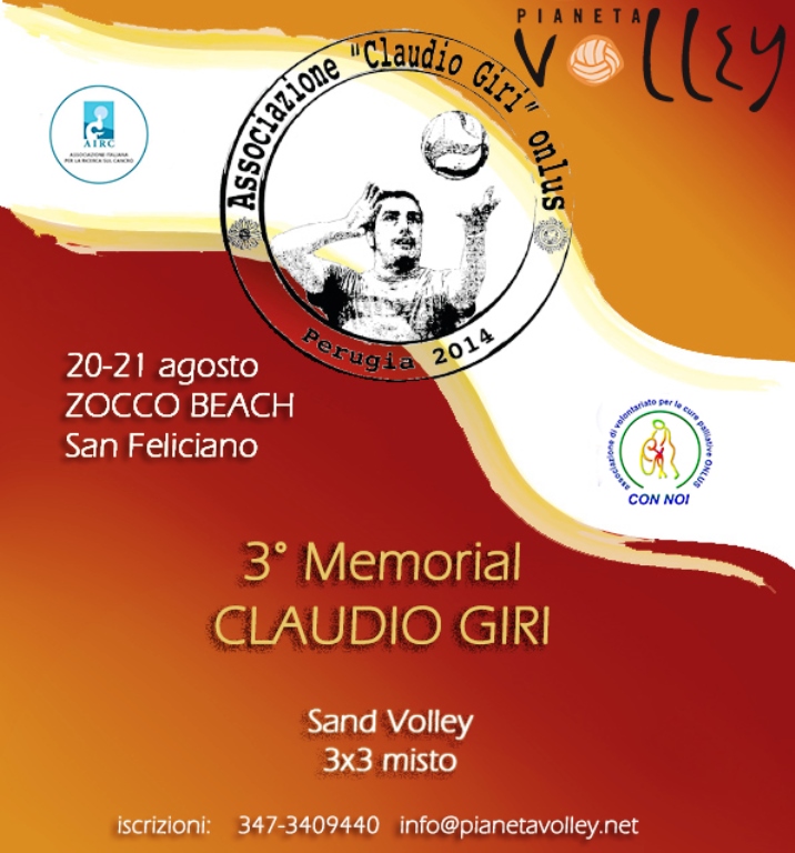 Memorial Claudio Giri (locandina) 2016