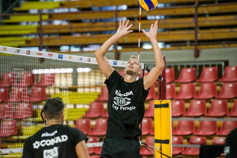 allenamento Sir Safety Conad Perugia