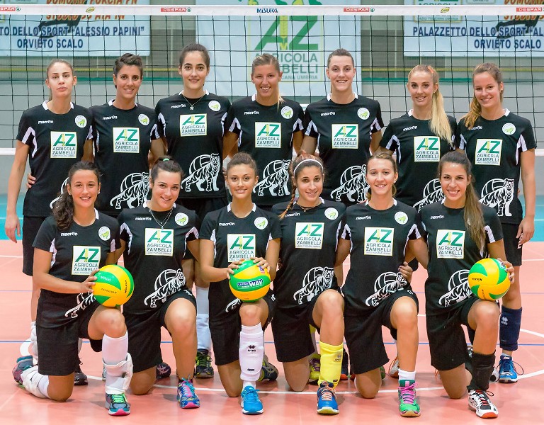 Foto di gruppo Zambelli Orvieto 2016-17