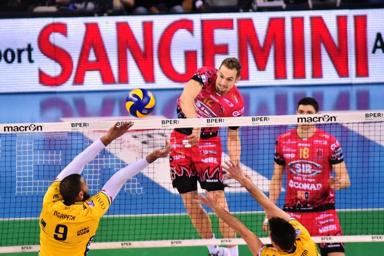 Berger (attacco) - Ngapeth (muro)