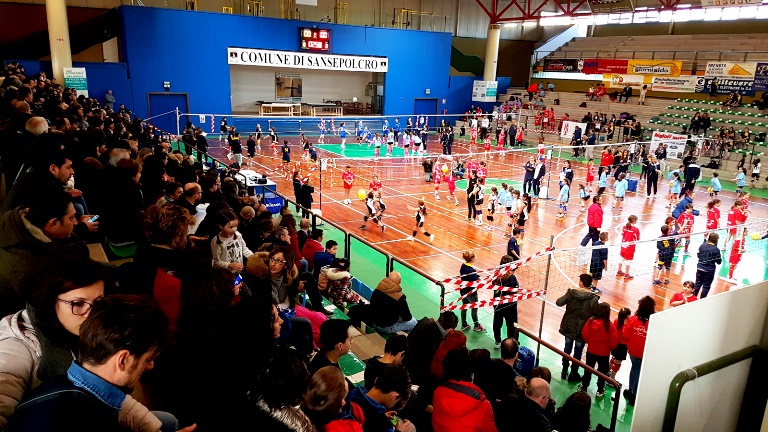 Giornnta di minivolley a Borgo Sansepolcro