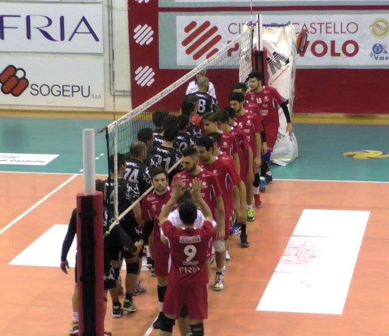 Citta di Castello serie C (saluto in campo)