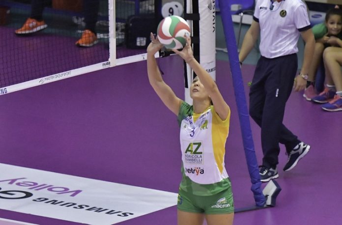 Valpiani Beatrice (alza) Trasferta in casa della sorpresa del campionato di A2