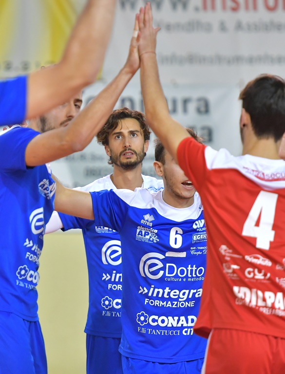 Intervolley Foligno (immagine di gioco) Il punto sulla serie B maschile: vince solo Perugia