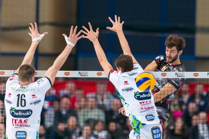 Russell (attacco) - Eder e Giannelli (muro) Fattore campo importante nella sfida di Trento