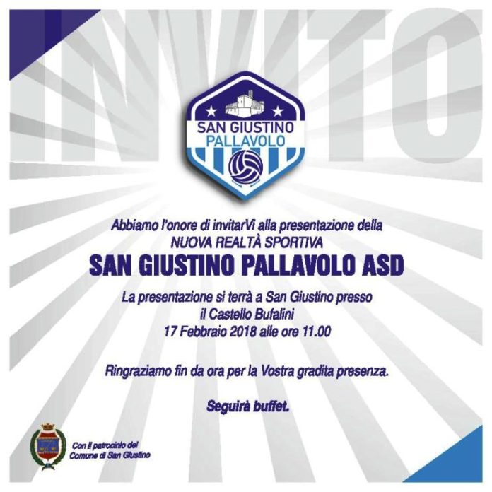 San Giustino Pallavolo (invito) Nasce l'ASD San Giustino Pallavolo