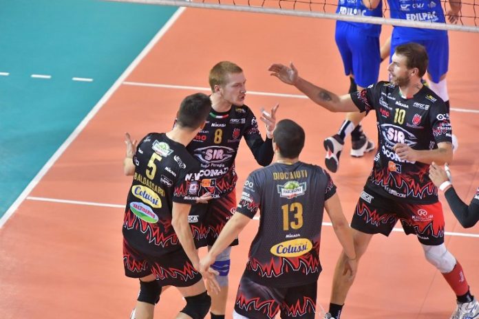 Sir Safety Mericat (punto) Quarto centro consecutivo per Perugia