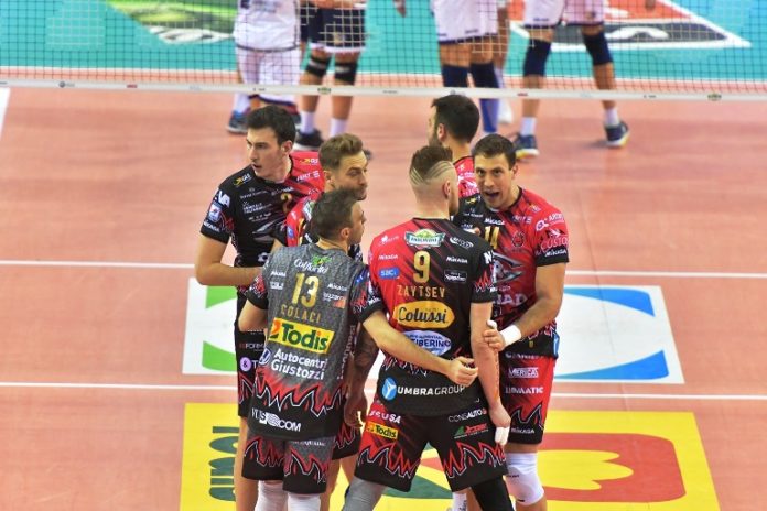 Sir Safety Perugia (esultanza) A Modena per espugnare un campo tabù