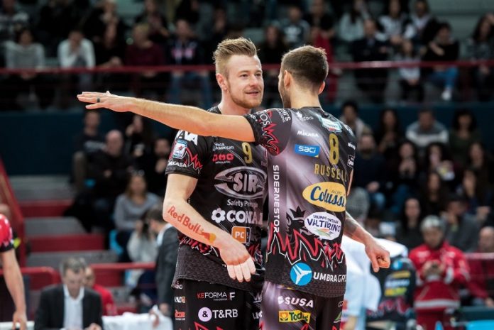 Zaytsev-Russell La Sir Safety vuole festeggiare battendo Latina