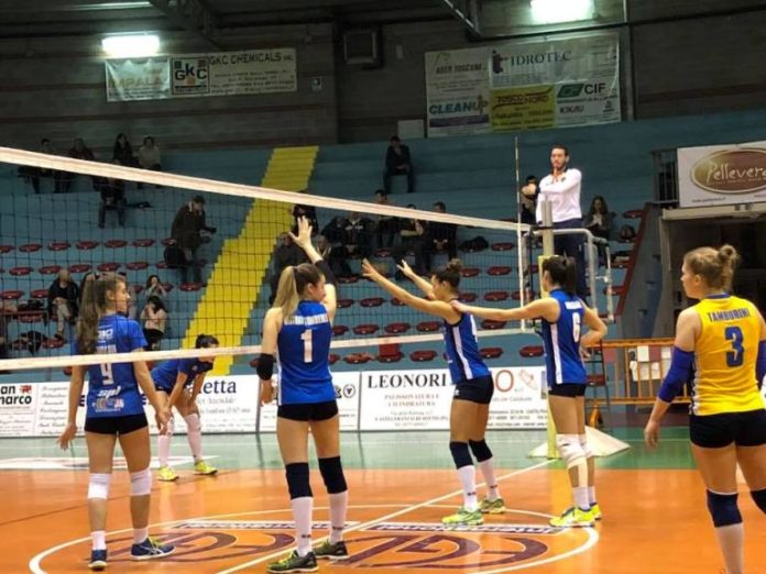 San Giustino Volley (immagine di gara) Brusco stop per San Giustino