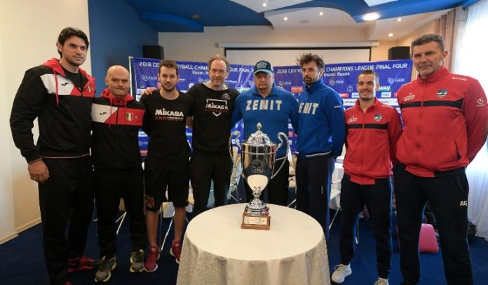 Le quattro finaliste di Kazan 2018 Perugia non parte battuta contro Kazan