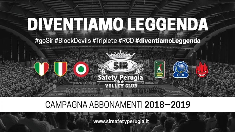 Parte la campagna abbonamenti 2018-2019 della Sir