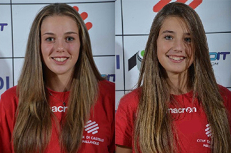 Aurora Fiorini - Greta Giunti Aurora Fiorini e Greta Giunti riconfermate in serie C
