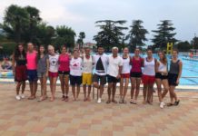 Sedute di lavoro in acqua per il San Giustino Volley