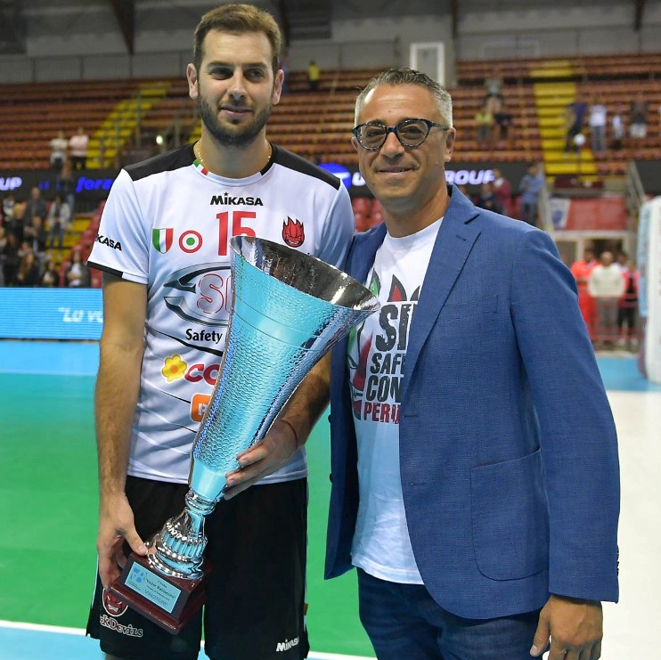 Luciano De Cecco Leon è già in forma, la Sir batte Siena in amichevole