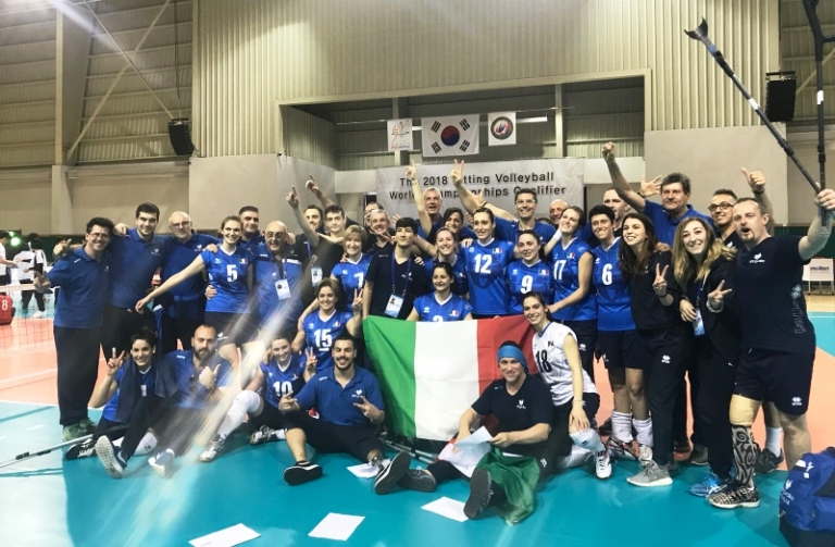 La nazionale italiana di Sitting Volley ospite al Centro Federale di Valtopina