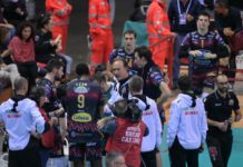 Bernardi: “Giochiamo a pallavolo, non con la pallavolo”. Il tecnico della Sir dopo la vittoria in Champions: “C’è bisogno del killer instinct e di chiudere i set quando ne abbiamo la possibilità”