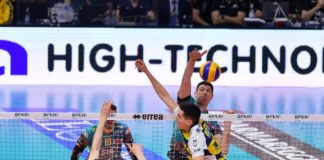 La Sir a Modena non va: k.o. al tie- break. I canarini pareggiano la serie. Si replica nel pomeriggio di Pasquetta al PalaBarton