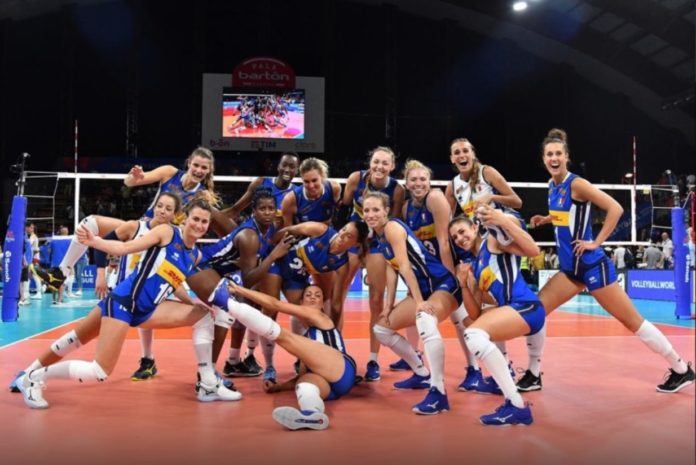 italia volley Italvolley: a Perugia buona la prima. Le ragazze di Mazzanti rifilano un 3-0 alla Bulgaria all'esordio nella tappa perugina della Vnl