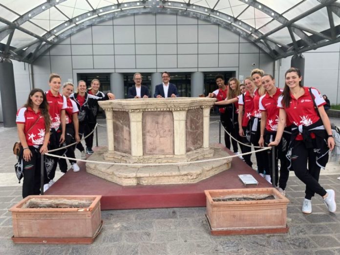 Bartoccini_ospedale perugia Una giornata speciale per la Bartoccini Perugia. Le ragazze di Bovari in visita all’ospedale Santa Maria della Misericordia