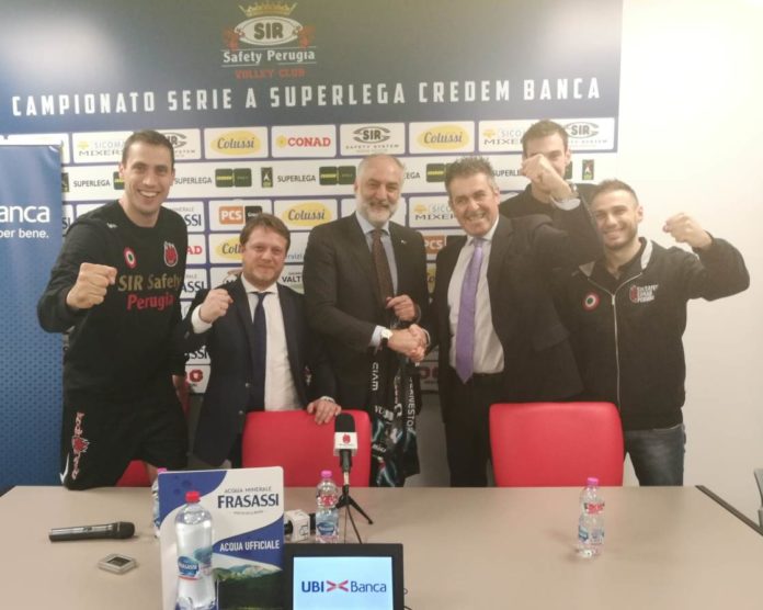 Nuova partnership per la Sir Perugia. UBI Banca entra a far parte della nutrita squadra di sponsor a fianco del club di Gino Sirci