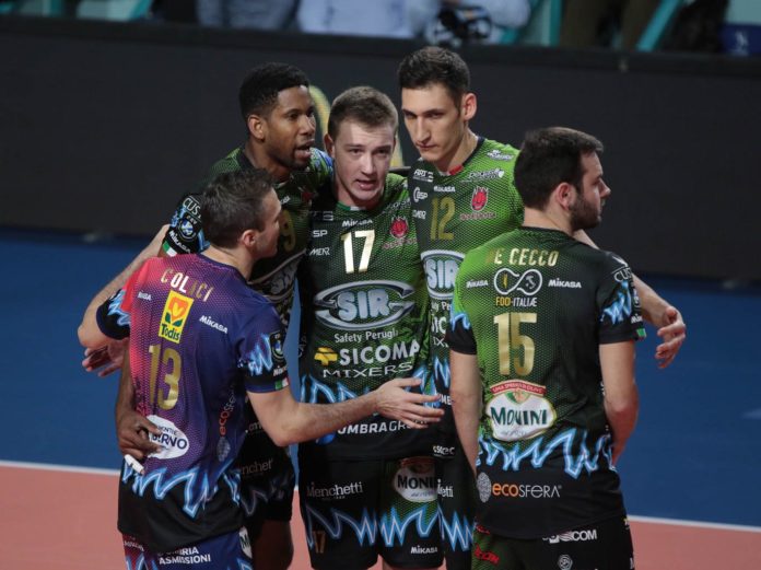 sir Tours espugnata: la Sir in Champions è un rullo compressore. Netto 3-0 degli uomini di Heynen in terra francese. Leon e un grande Plotnytskyi i mattatori della serata