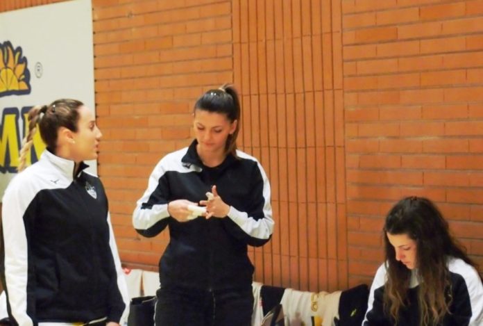 Martina Recine-Alexandra Mitu-Margherita Gallina Il girone di ritorno della School Volley inizia con un big match. Le ragazze di Farinelli attendono la capolista Rimini