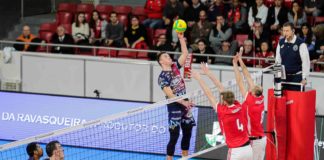 La Sir asfalta anche il Benfica. I ragazzi di Heynen, già sicuri della qualificazione, si impongono 3-1 in Portogallo nella penultima giornata del girone di Champions