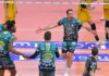La Sir sbanca in rimonta il PalaPanini. Leon e compagni superano 3-1 Modena e mantengono la vetta