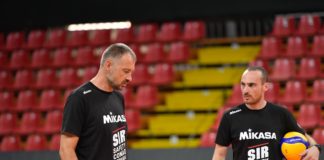 Sir: parola allo staff tecnico. Chittolini: "Perugia ha talenti fisici". Valentini: "Siamo in un momento di conoscenza"
