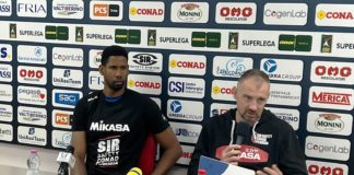 Il tecnico serbo: "Un trofeo è sempre un trofeo": Leon: "Trento forte su palla alta"
