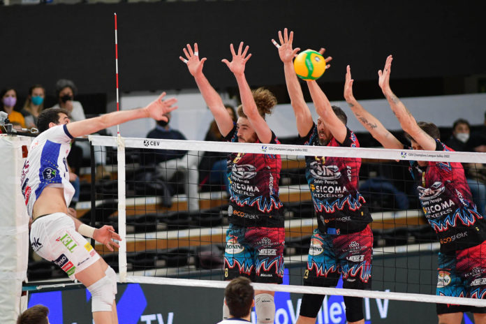 Champions: la Sir trova Trento in semifinale