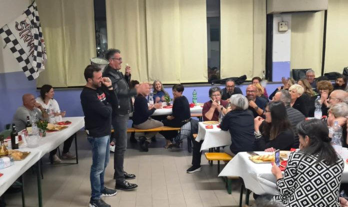 Cena a Strozzacapponi per il tifo organizzato della Sir. Il Presidente Sirci ospite d'onore