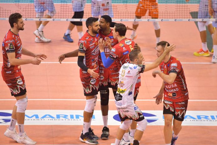 esultanza Coppa Italia: la Sir cerca il pass per la final four