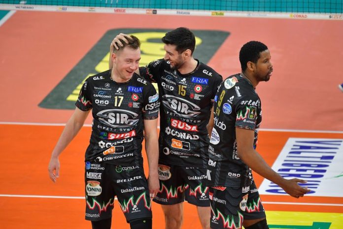 Oleh PLOTNYTSKYI, Flavio RESENDE GUALBERTO, Wilfredo LEON VENERO I Block Devils vogliono fare bis a Milano. In rampa di lancio Rychlicki, Solé e Semeniuk