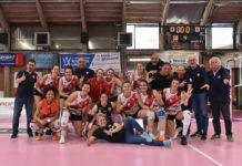 Terzo successo consecutivo per le biancorosse che perdono il primo set ma poi rimontano alla grande. Traballi mvp, coach Marangi: “Ragazze eccezionali durante tutto l’anno”