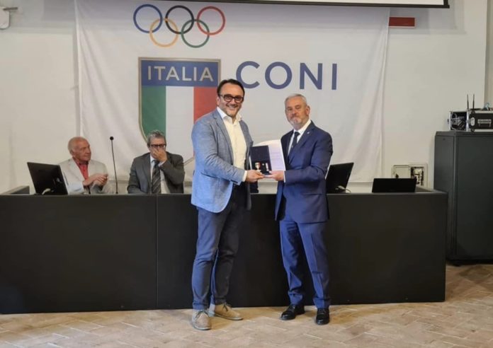 Bartoccini Ignozza Antonio Bartoccini riceve la Benemerente CONI