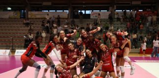 Prova di forza delle Black Angels che nel terzo set recuperano uno svantaggio di 7 punti grazie anche a una strepitosa Kosareva. Coach Giovi: "Brave noi, ma le emiliane ci hanno messo paura"