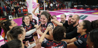 Quarta vittoria consecutiva per la squadra di coach Giovi. Al Palabarton gara senza storia, Viscioni Mvp. Marangi: "Lavoriamo bene e si vede"