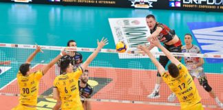 Perugia concede il primo set ma poi non lascia scampo ai canarini. L'Mvp Plotnytskyi: "Palazzetto bellissimo"