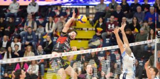 I Block Devils chiudono i conti in tre set. Mvp Giannelli, la premiata ditta Plotnytskyi-Semeniuk ne mette 30