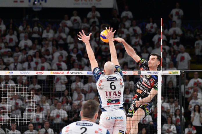 sir trento ben tara Vittoria in 4 set in un Palabarton gremito, ma la classifica è già definita