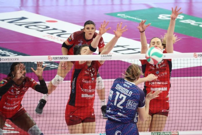 Bartoccini Fortinfissi Perugia x Lpm Bam Mondovi 14.feb.2024 Pool Promozione Le Black Angels, con l'A1 già in tasca, di scena in casa della Lpm Bam Mondovì per vincere ancora