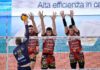 Block Devils ok in gara 2 dei quarti di finale (1-3). Domenica con un successo al Palabarton sarebbe già semifinale