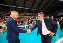 Il tecnico della Sir dopo il sofferto approdo in semifinale: "Partita quasi persa dal punto di vista agonistico. La pallavolo va avanti anche per come giocano gli avversari"