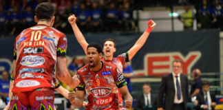 La Sir trionfa a Monza in gara 4 e si cuce nuovamente lo Scudetto al petto. Show di Leon prima dell'addio